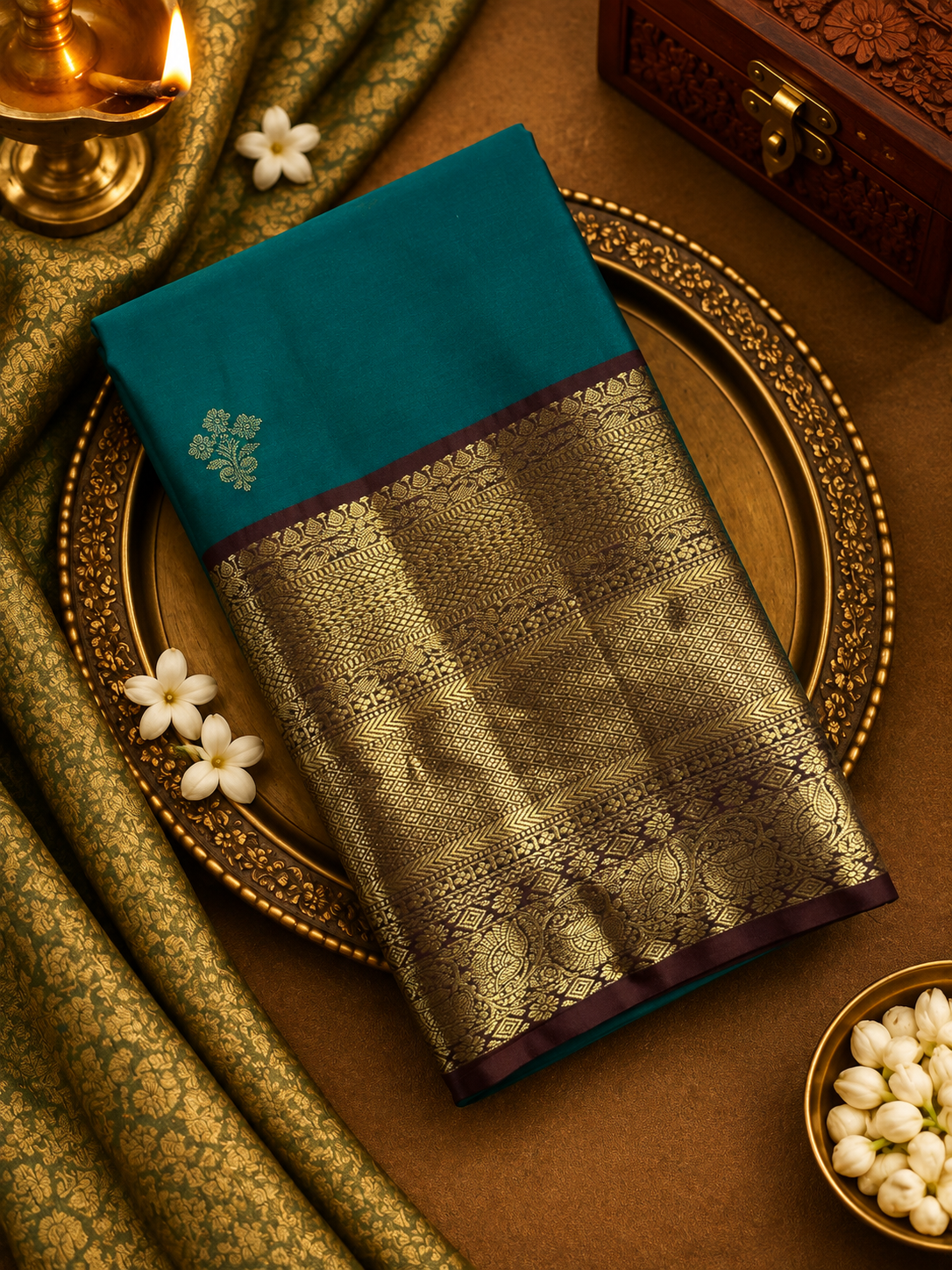 Premium Semi Kanjeevaram Silk Saree - 902182