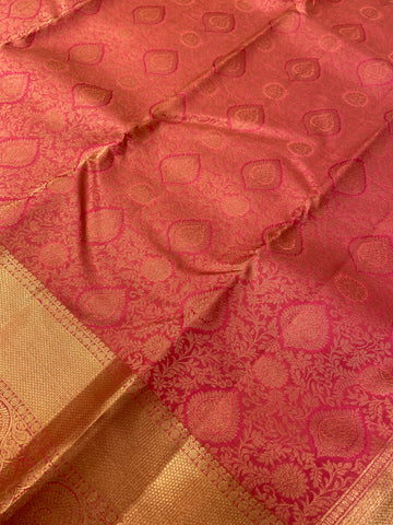 Pure Handloom Kanjeevaram Silk Mark Certified Saree