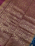 Pure mix crepe silk saree