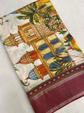 Premium Viscose Silk Saree