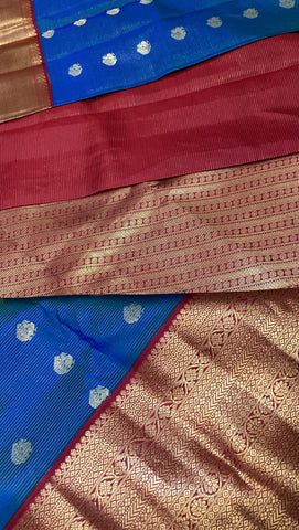 Pure Kanjeevaram silk mark certified saree