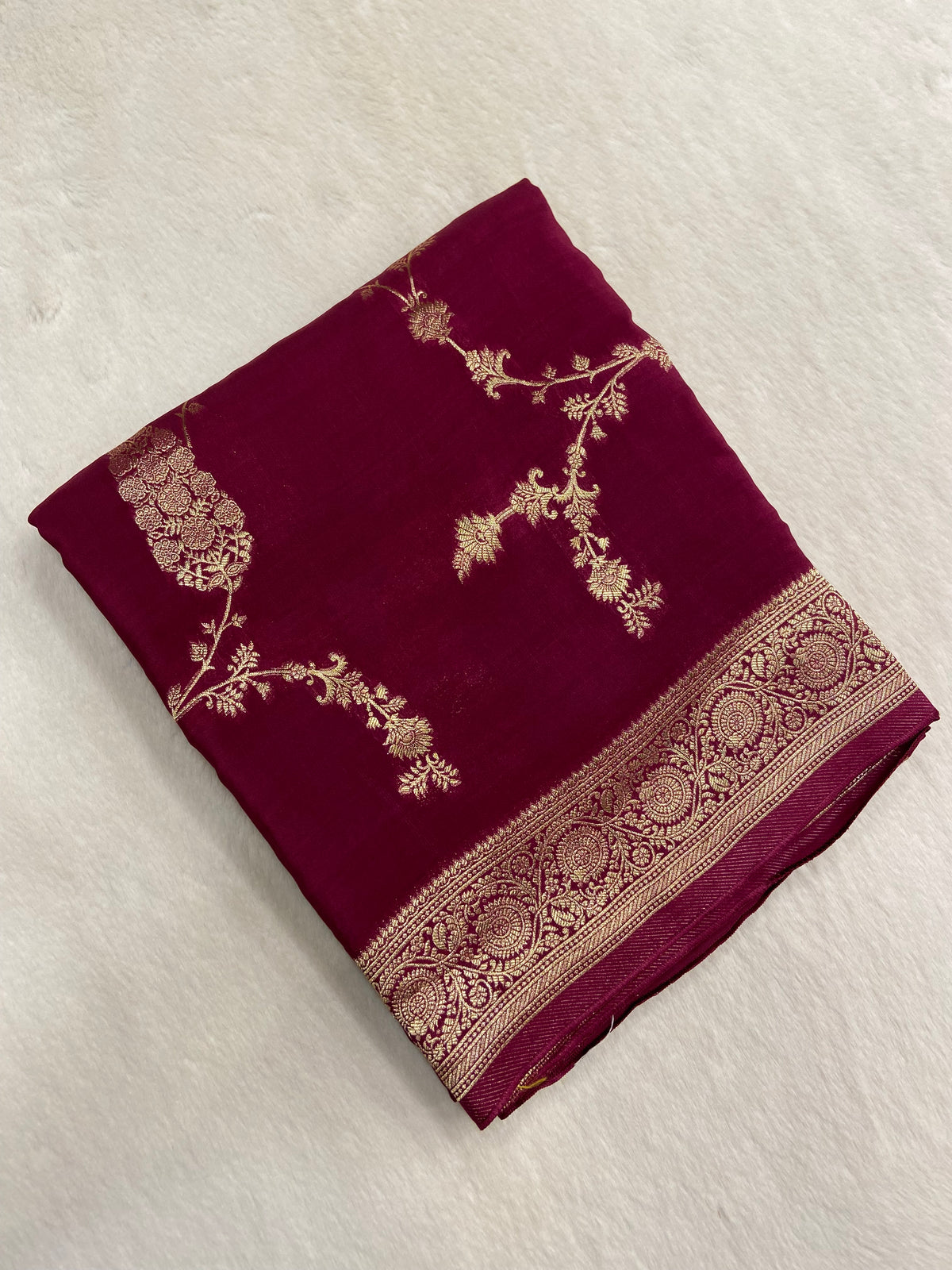Premium Crape Satin Saree