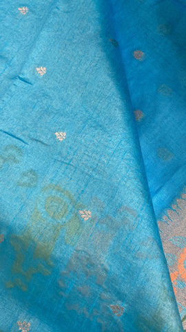 Premium Semi Mashru Silk Saree🩵✨