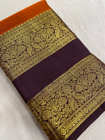 Pure zari handloom Kanjeevaram silk mark certified saree