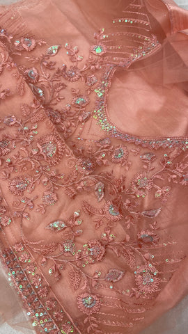 Designer cocktail saree