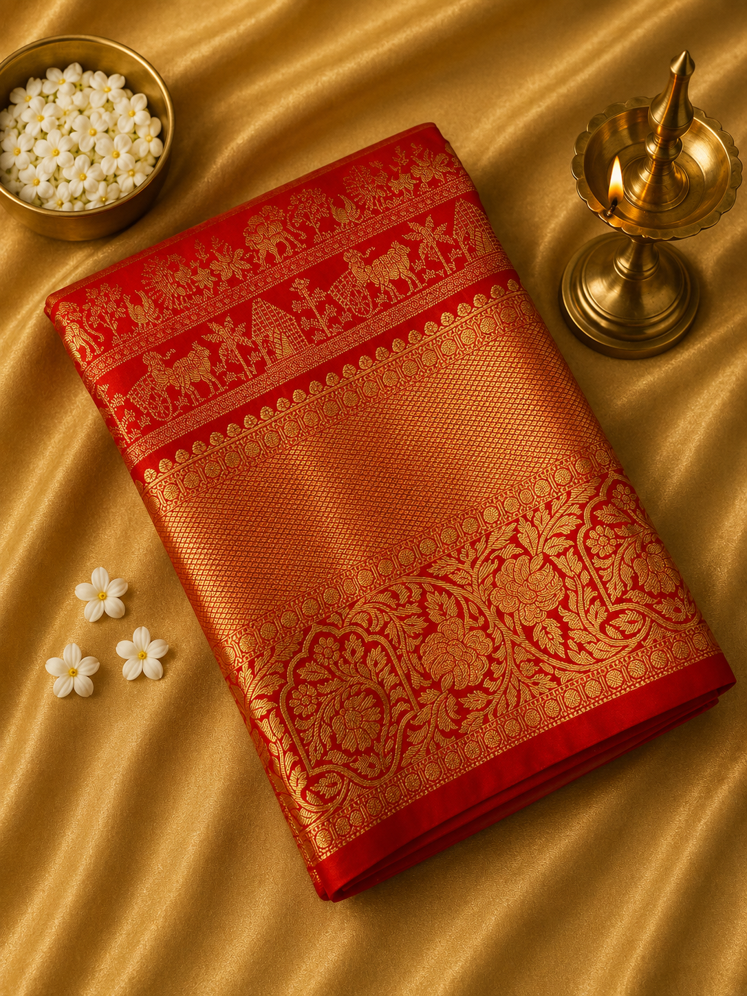 Premium Semi Kanchipuram Silk Saree