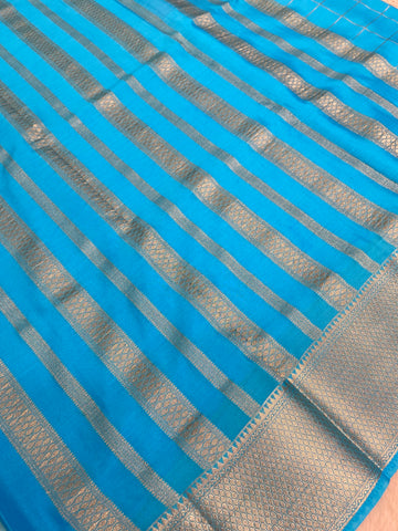 Pure Mix Crepe Mysore Silke Saree ✨