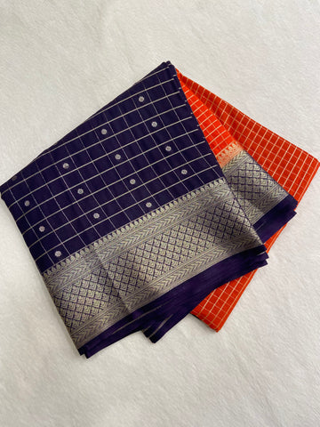 Pure Mix Crepe Mysore Silke Saree ✨