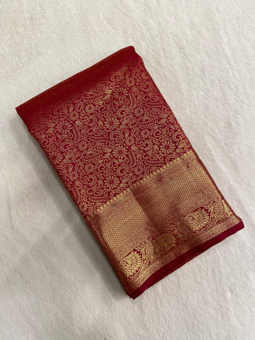 Semi Kanchipuram silk saree