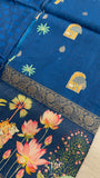 Premium Kalamkari Crepe Silk Saree - 902261
