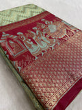 Bridal Semi Tissue Silk Saree