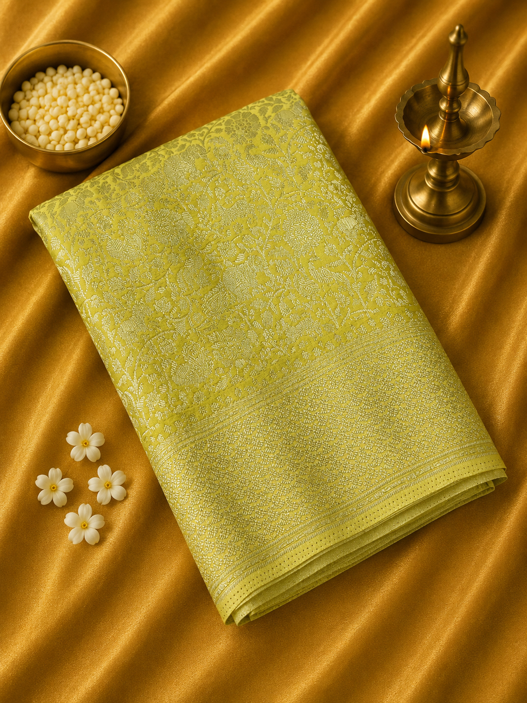 Premium Crush Georgette Saree