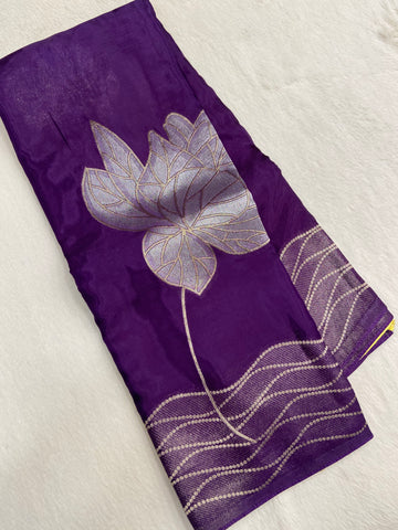 Pure Chinnon Saree⭐