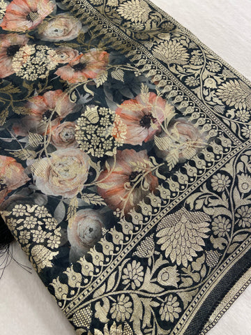 Fancy Crepe Silk Saree