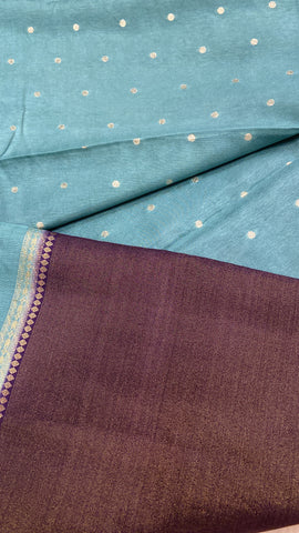 Premium Designer Tissue Crepe Saree