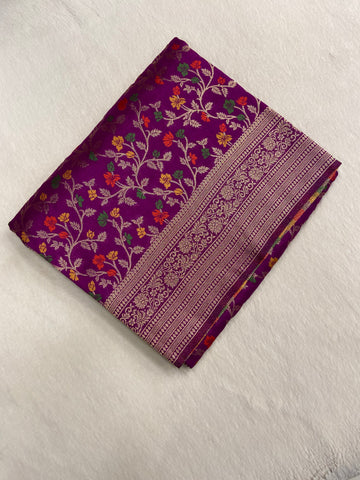 Premium semi Mashru silk saree💜