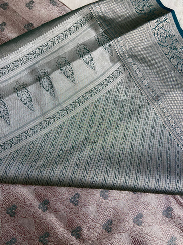 Tissue Bridal semi Silk Saree