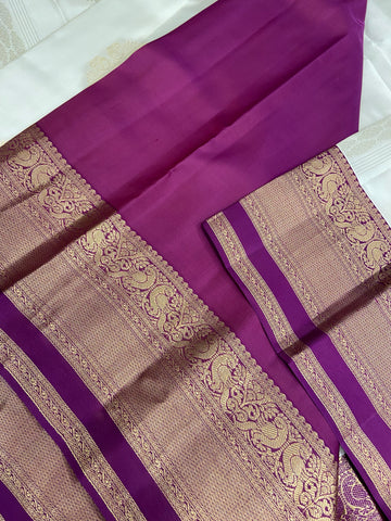 Pure Kanjeevaram silk mark certified saree