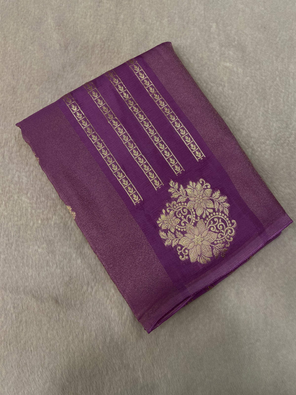 Pure Chinnon Saree