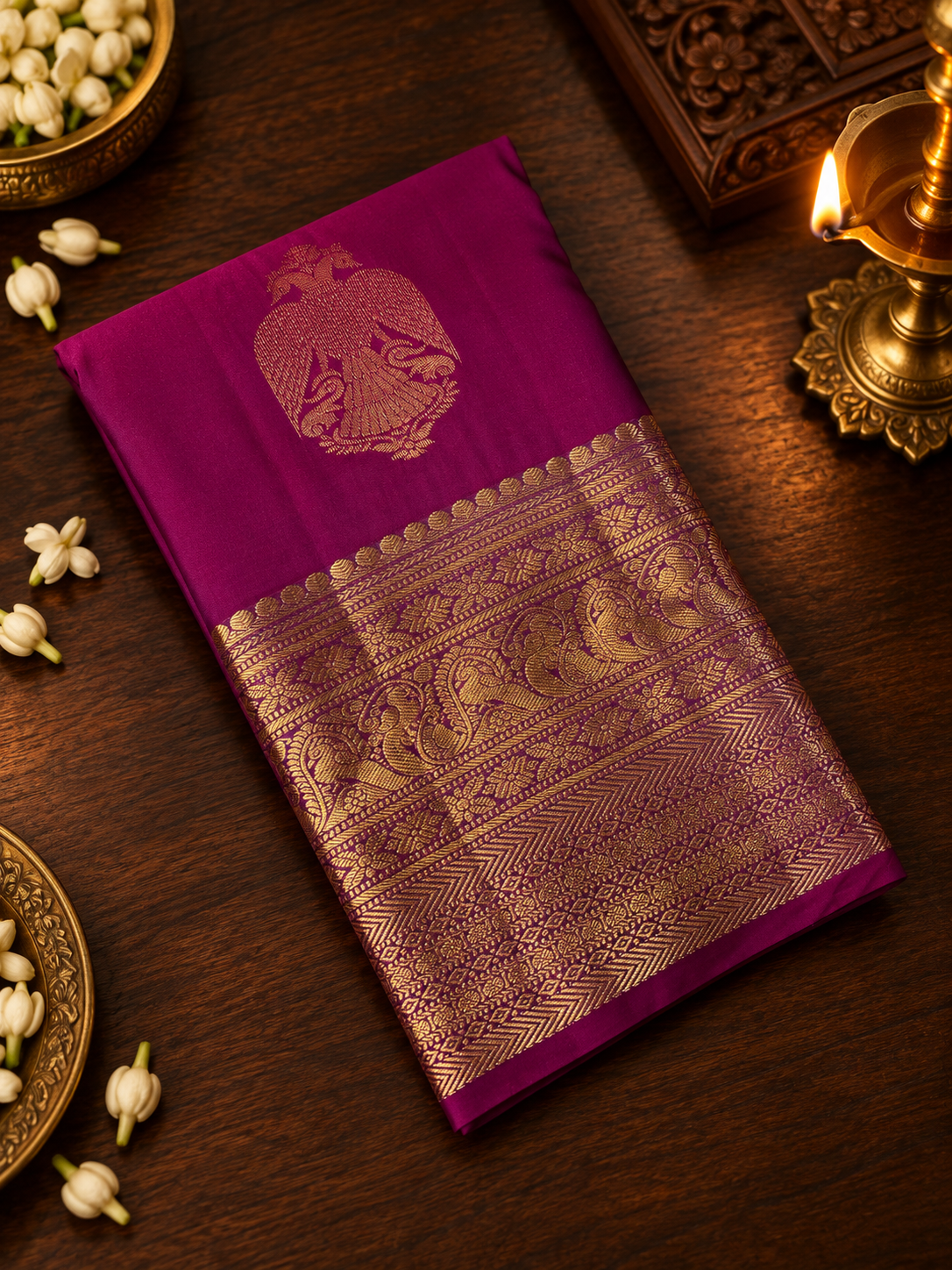 Premium Semi Kanchipuram Silk Saree
