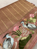 Pure Tissue Organza Saree With Embroidery