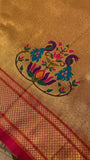 Premium Quality Semi Paithani Silk Saree - 902474
