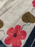 Premium Linen Tissue Embroidery Saree