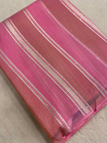 Pure Chinnon Saree💫