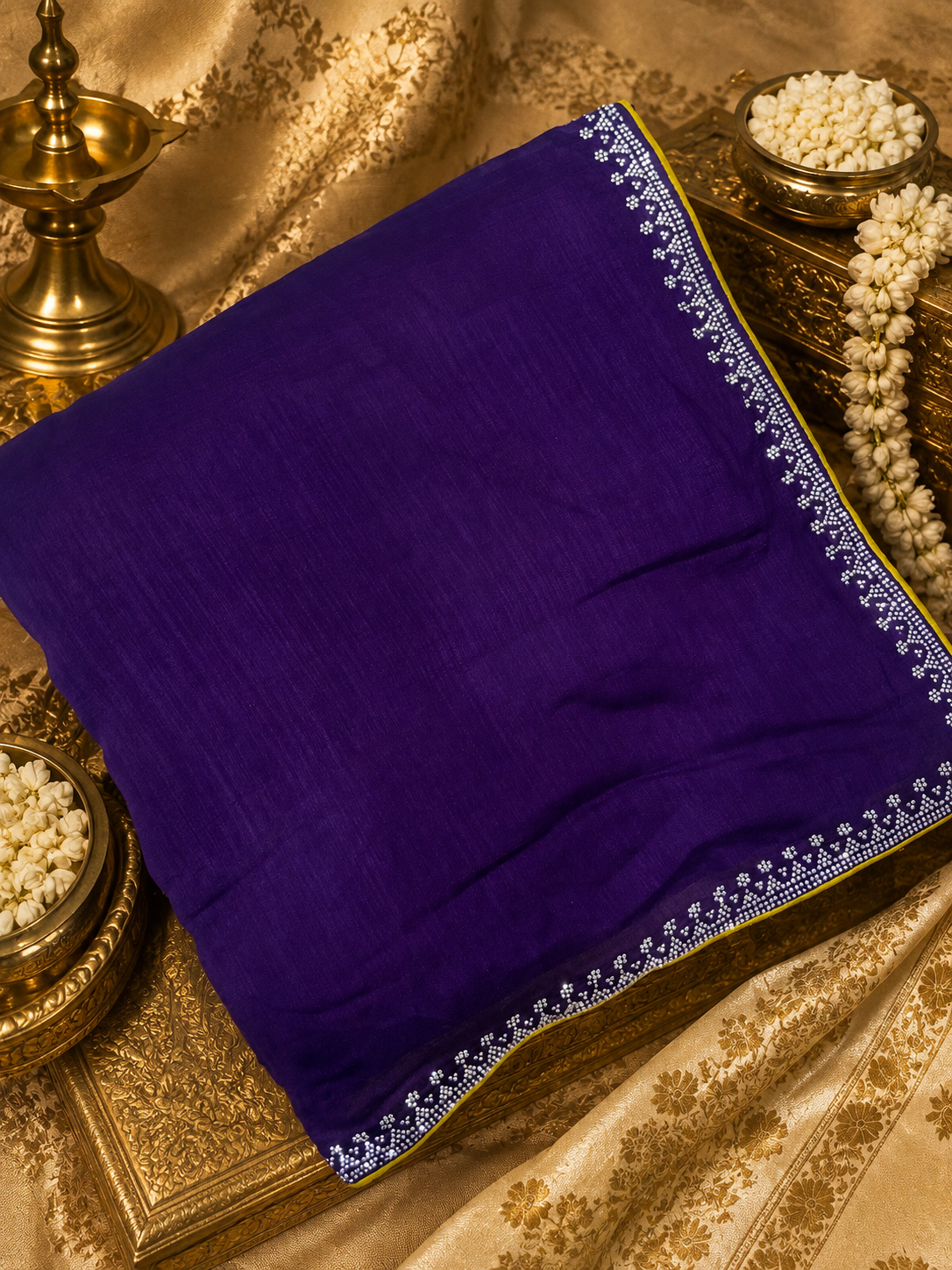 Pure Chinnon Saree