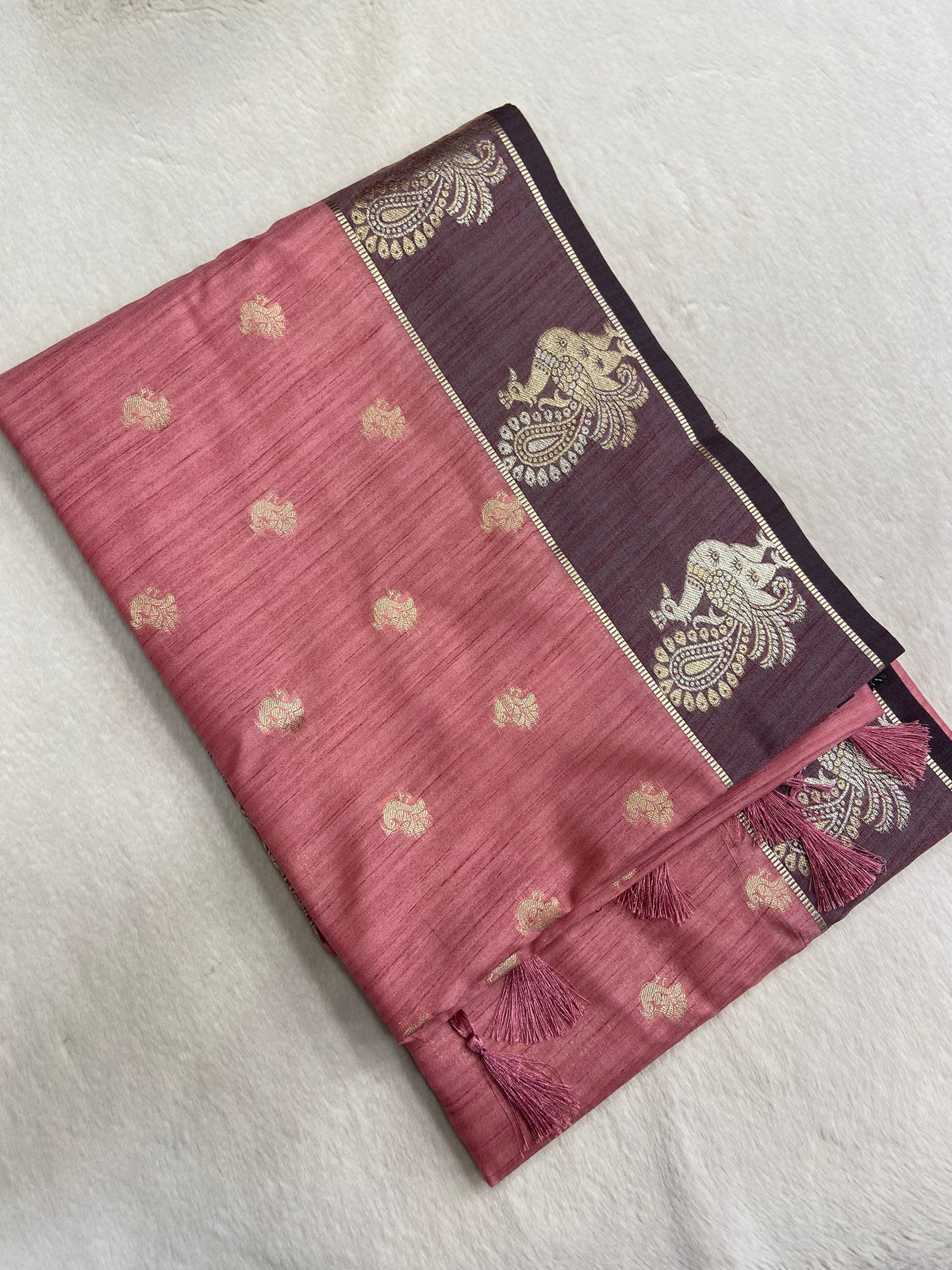 Premium Tusser Silk Saree