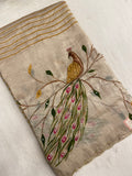 Premium crush organza saree