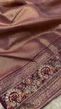 Tissue Bridal Semi Silk With Swarovski Work