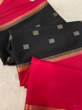 Pure Mix Mysore Crepe Silk Saree🖤