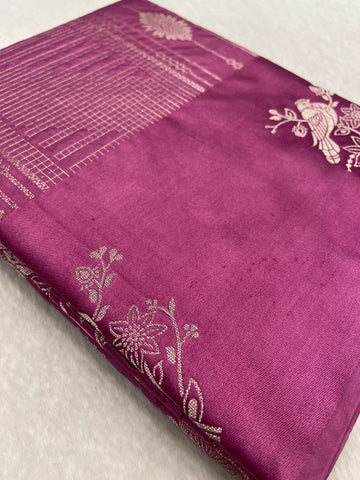 Premium crepe satin silk saree