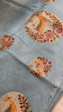 Pure Organza Saree With Embroidery
