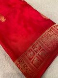 Pure Crepe Chinnon Saree💗 - 902558