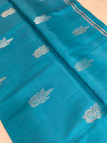 Half Mix Kanjeevaram Soft Silk Saree