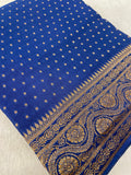 Premium Georgette Saree with Coco Zari Work