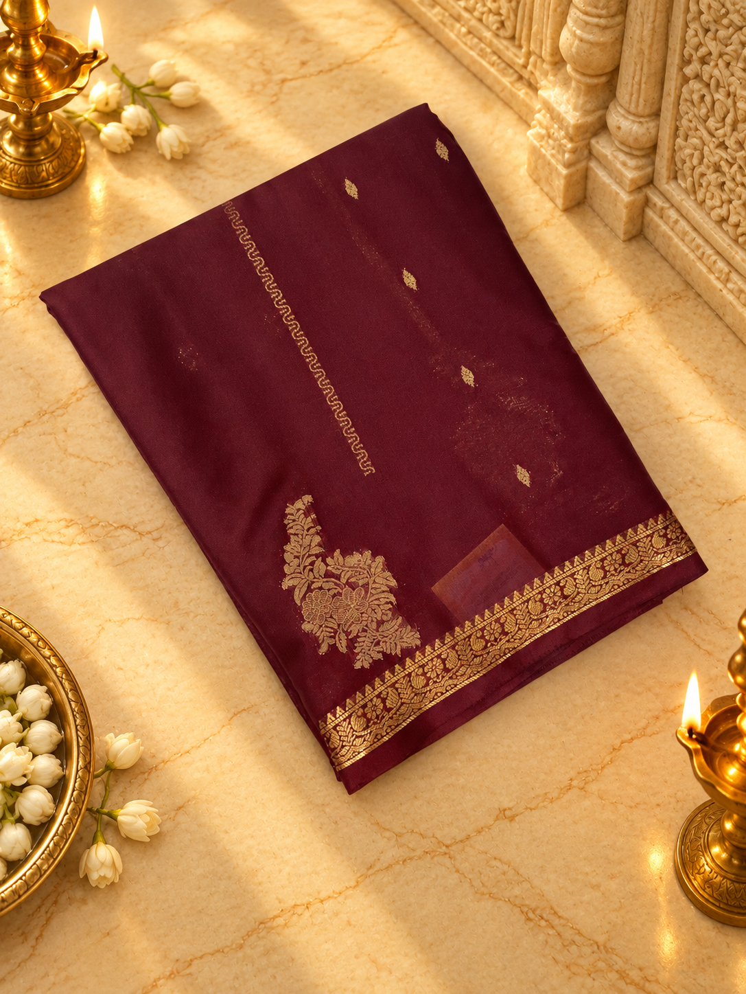 Premium Crepe Silk Saree - 902377