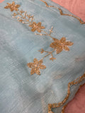 Premium Crush Organza Saree - 902613