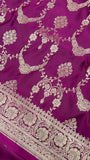 Premium Banarasi Crepe Satin Silk Saree