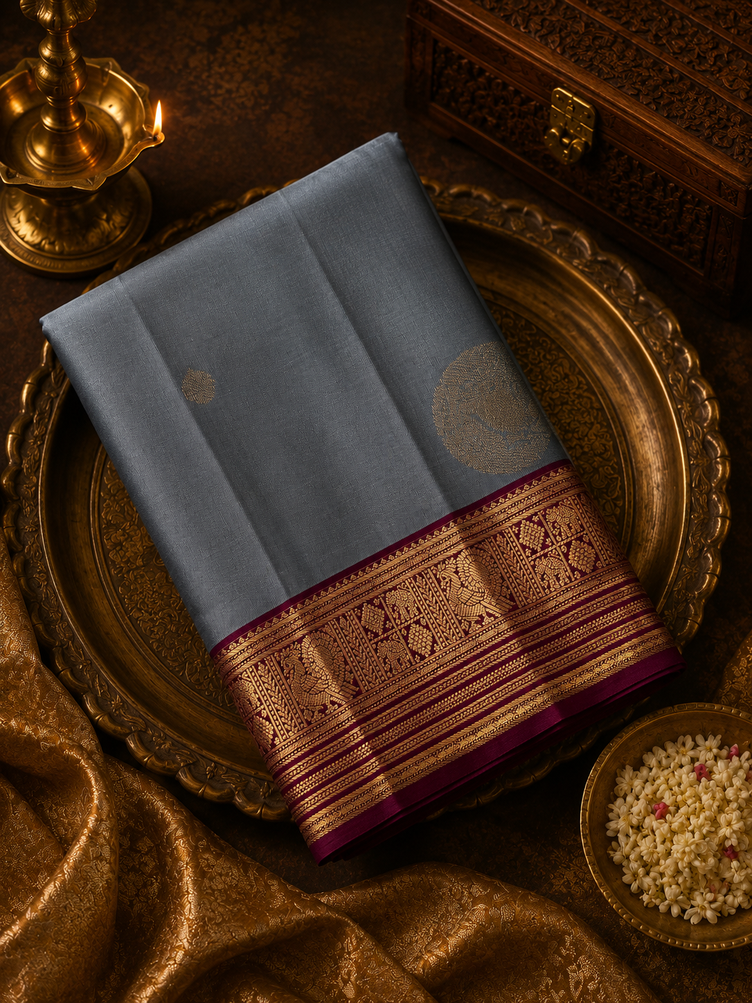 Pure Kanjeevaram Silk Saree