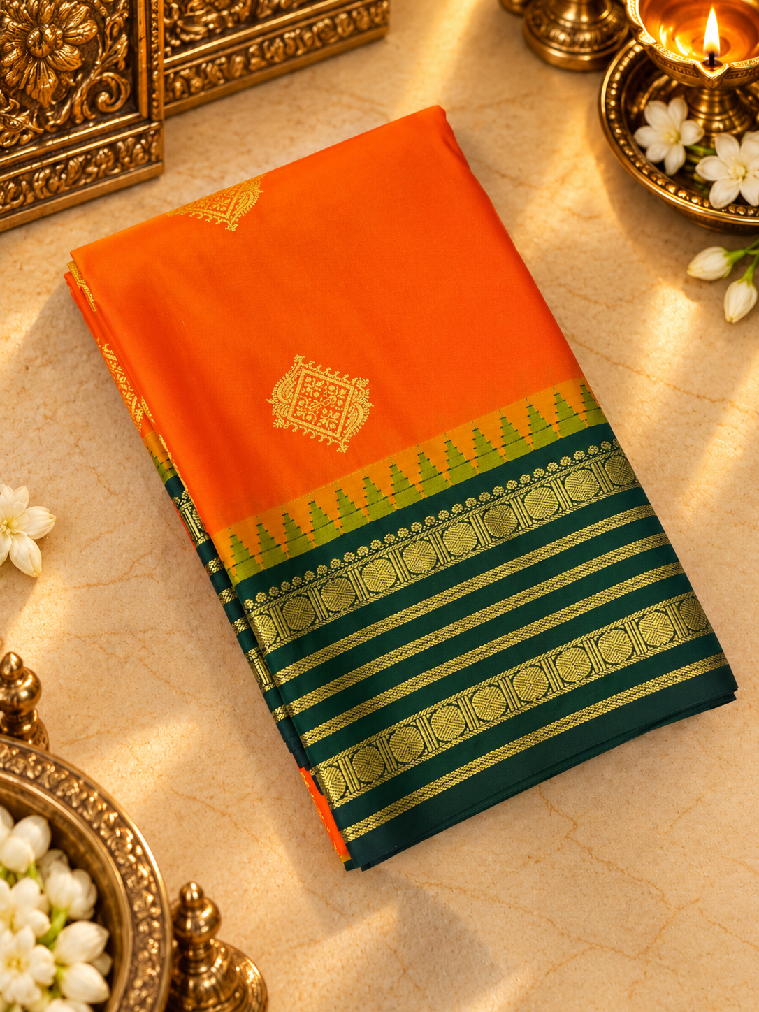 Premium Mini Kanchi Silk Saree- RF1361