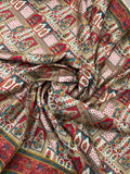 Premium Banarasi Crepe Satin Kalamkari Saree