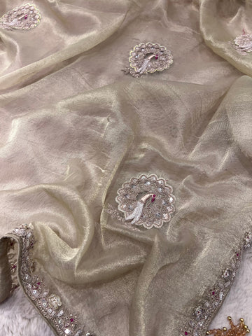 Designer Fancy Saree With Work
