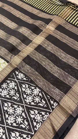 Premium Semi Chanderi Saree💚