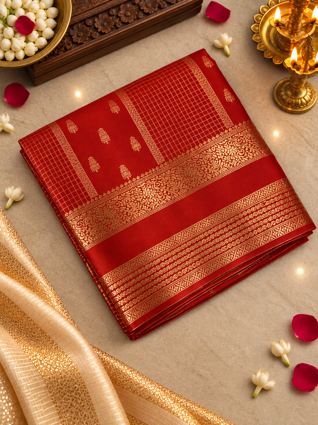 Pure Mix Crepe Mysore Silk Saree🔥 - 902033