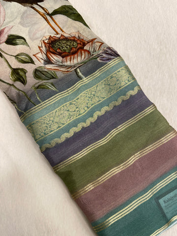 Premium Crepe Semi Silk Saree
