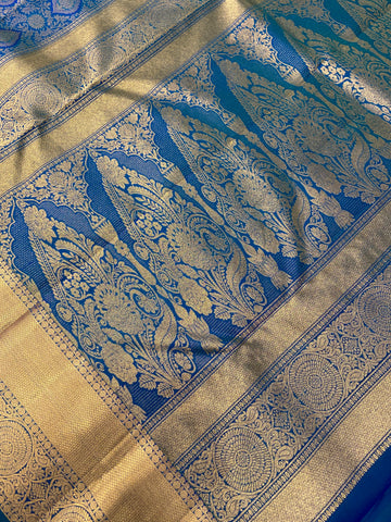 Pure Handloom Kanjeevaram Silk Mark Certified Saree