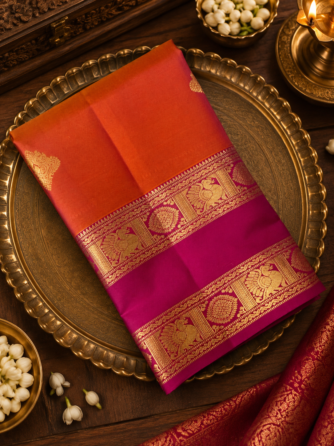 Pure Kanjeevaram Silk Saree-PS2317